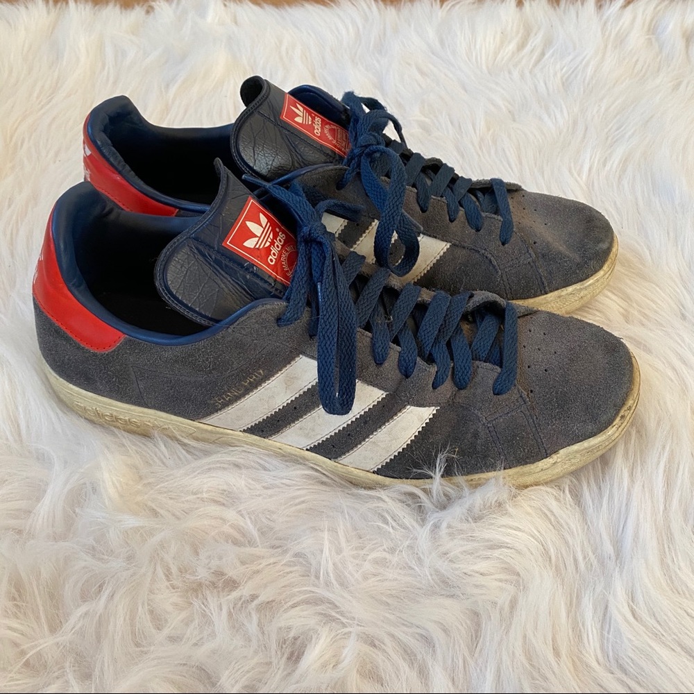 Blue adidas